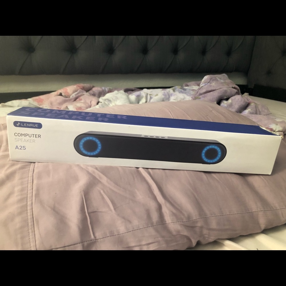 LENRUE Computer Speakers, USB Powered PC Speakers for Desktop Computer Laptop